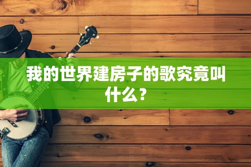我的世界建房子的歌究竟叫什么？