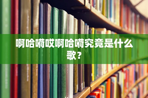 啊哈嗬哎啊哈嗬究竟是什么歌？