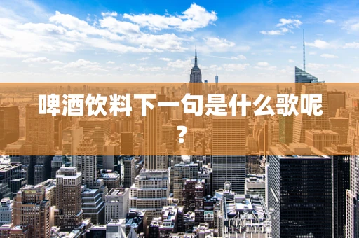啤酒饮料下一句是什么歌呢？