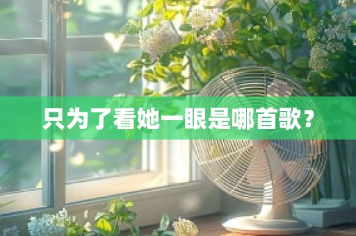 只为了看她一眼是哪首歌？