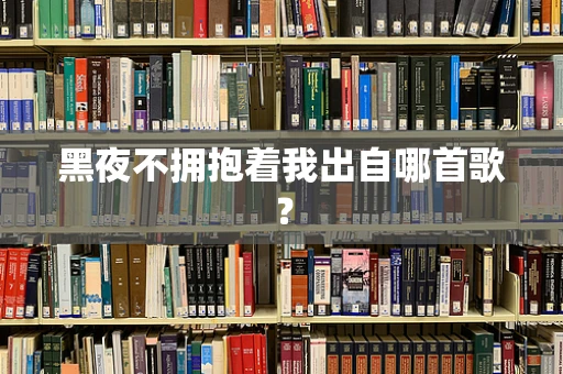 黑夜不拥抱着我出自哪首歌？