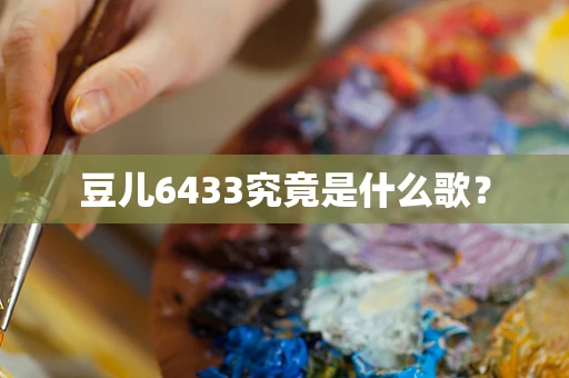豆儿6433究竟是什么歌？