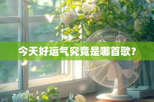 今天好运气究竟是哪首歌？