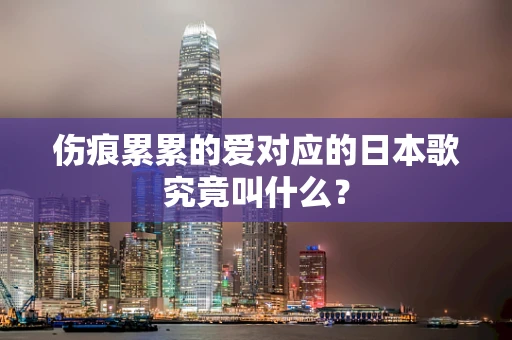 伤痕累累的爱对应的日本歌究竟叫什么？