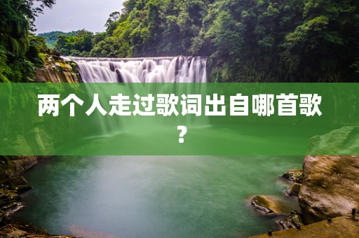 两个人走过歌词出自哪首歌？