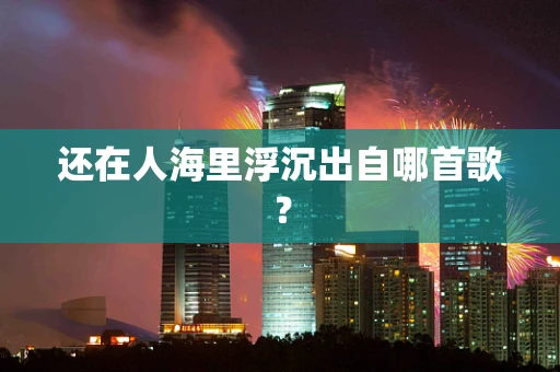 还在人海里浮沉出自哪首歌？