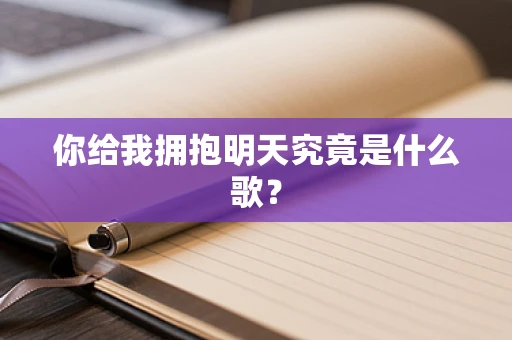 你给我拥抱明天究竟是什么歌？