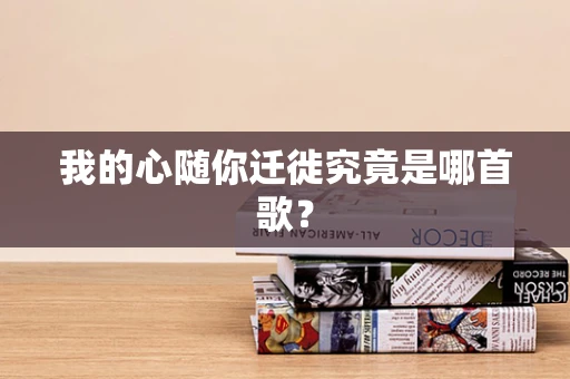 我的心随你迁徙究竟是哪首歌？