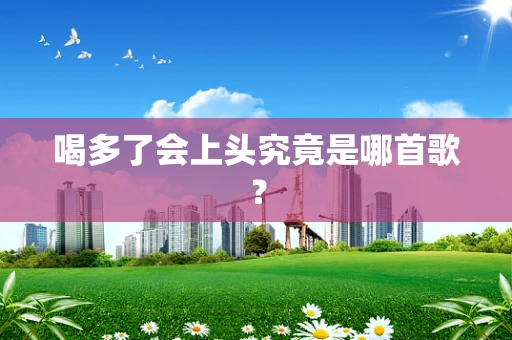 喝多了会上头究竟是哪首歌？