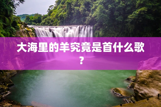 大海里的羊究竟是首什么歌？