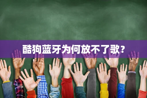 酷狗蓝牙为何放不了歌？