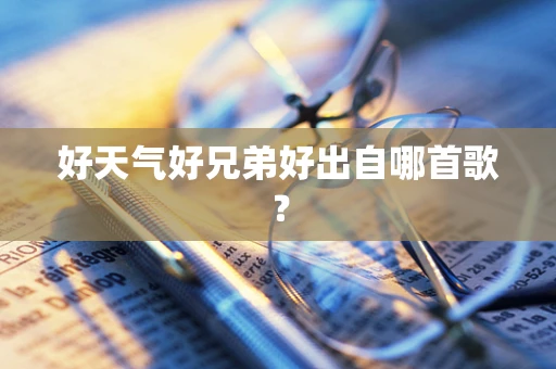 好天气好兄弟好出自哪首歌？