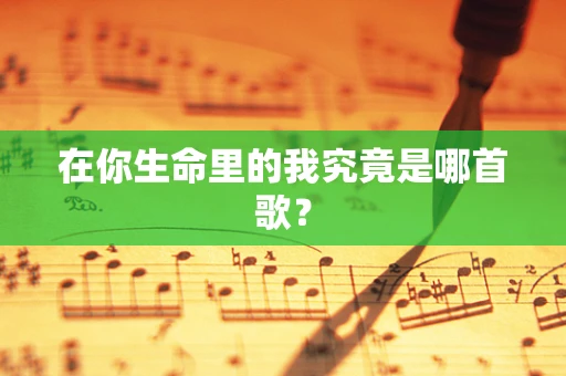 在你生命里的我究竟是哪首歌？
