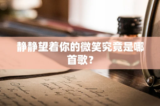 静静望着你的微笑究竟是哪首歌？