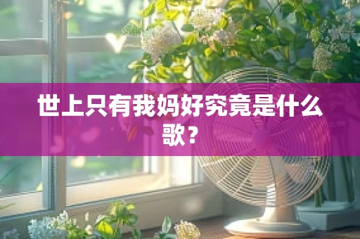 世上只有我妈好究竟是什么歌？