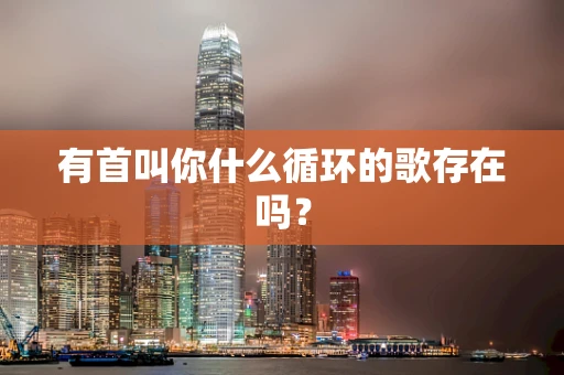 有首叫你什么循环的歌存在吗？