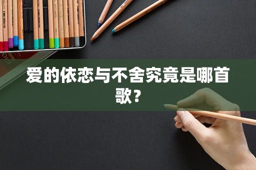 爱的依恋与不舍究竟是哪首歌？
