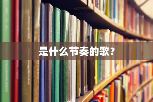 是什么节奏的歌？
