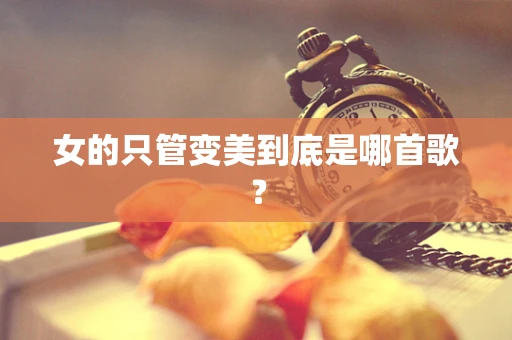 女的只管变美到底是哪首歌？