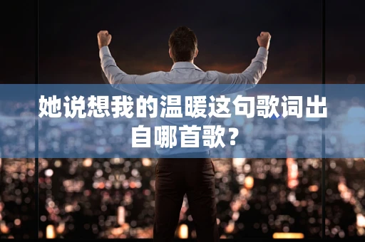 她说想我的温暖这句歌词出自哪首歌？