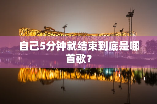 自己5分钟就结束到底是哪首歌？