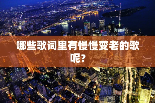 哪些歌词里有慢慢变老的歌呢？