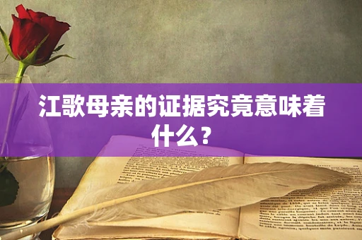 江歌母亲的证据究竟意味着什么？