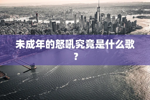 未成年的怒吼究竟是什么歌？