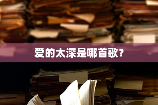 爱的太深是哪首歌？