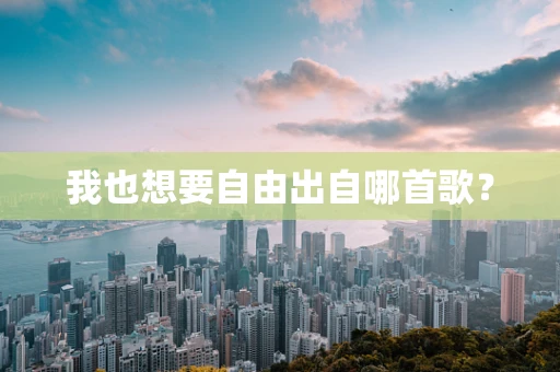 我也想要自由出自哪首歌？