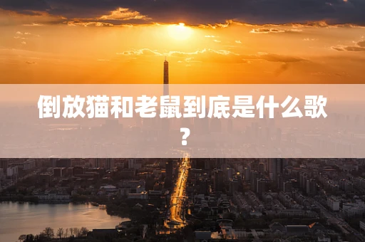 倒放猫和老鼠到底是什么歌？