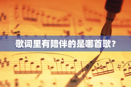 歌词里有陪伴的是哪首歌？