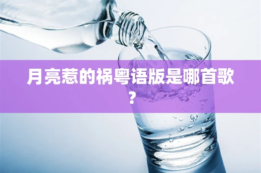 月亮惹的祸粤语版是哪首歌？