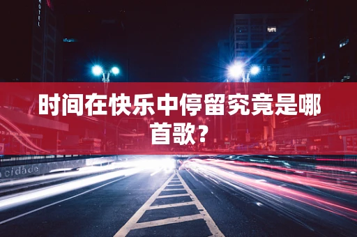时间在快乐中停留究竟是哪首歌？