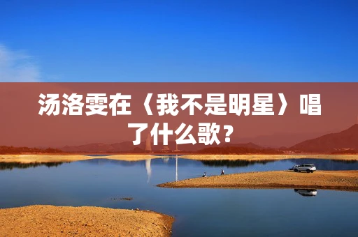 汤洛雯在〈我不是明星〉唱了什么歌？