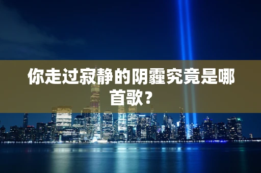 你走过寂静的阴霾究竟是哪首歌？
