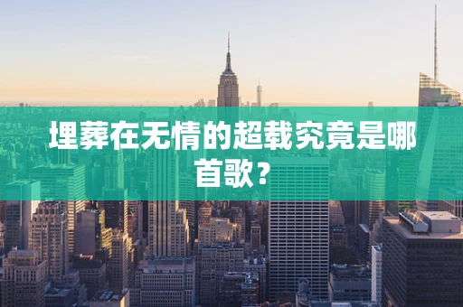 埋葬在无情的超载究竟是哪首歌？