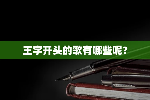 王字开头的歌有哪些呢？