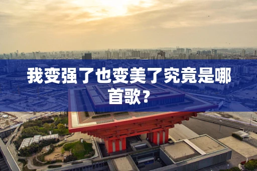 我变强了也变美了究竟是哪首歌？