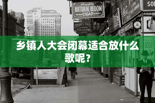 乡镇人大会闭幕适合放什么歌呢？