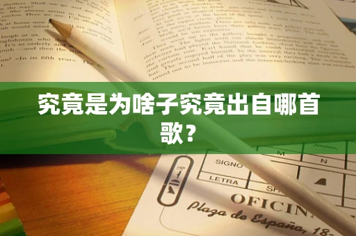 究竟是为啥子究竟出自哪首歌？