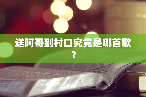 送阿哥到村口究竟是哪首歌？