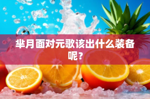 芈月面对元歌该出什么装备呢？