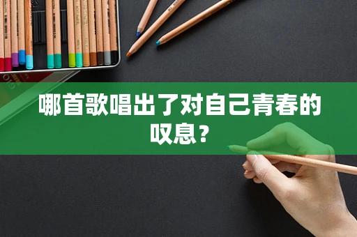 哪首歌唱出了对自己青春的叹息？