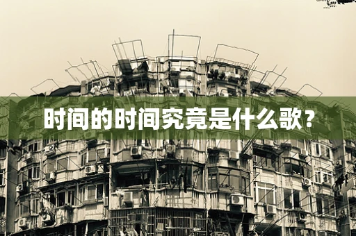 时间的时间究竟是什么歌？