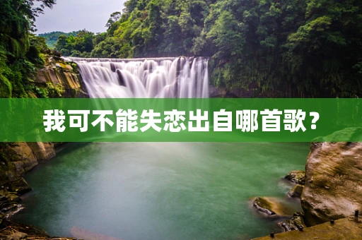 我可不能失恋出自哪首歌？