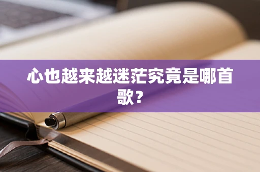 心也越来越迷茫究竟是哪首歌？