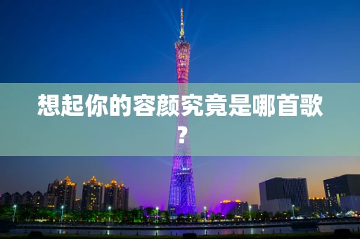 想起你的容颜究竟是哪首歌？