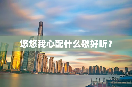 悠悠我心配什么歌好听？
