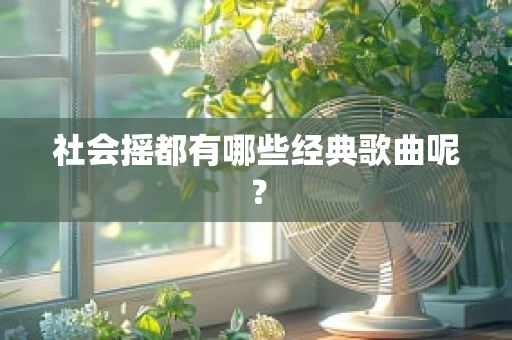 社会摇都有哪些经典歌曲呢？